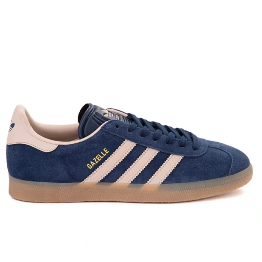 adidas Gazelle Night Indigo/Wonder Taupe Gum Sole - Picture 1 of 9